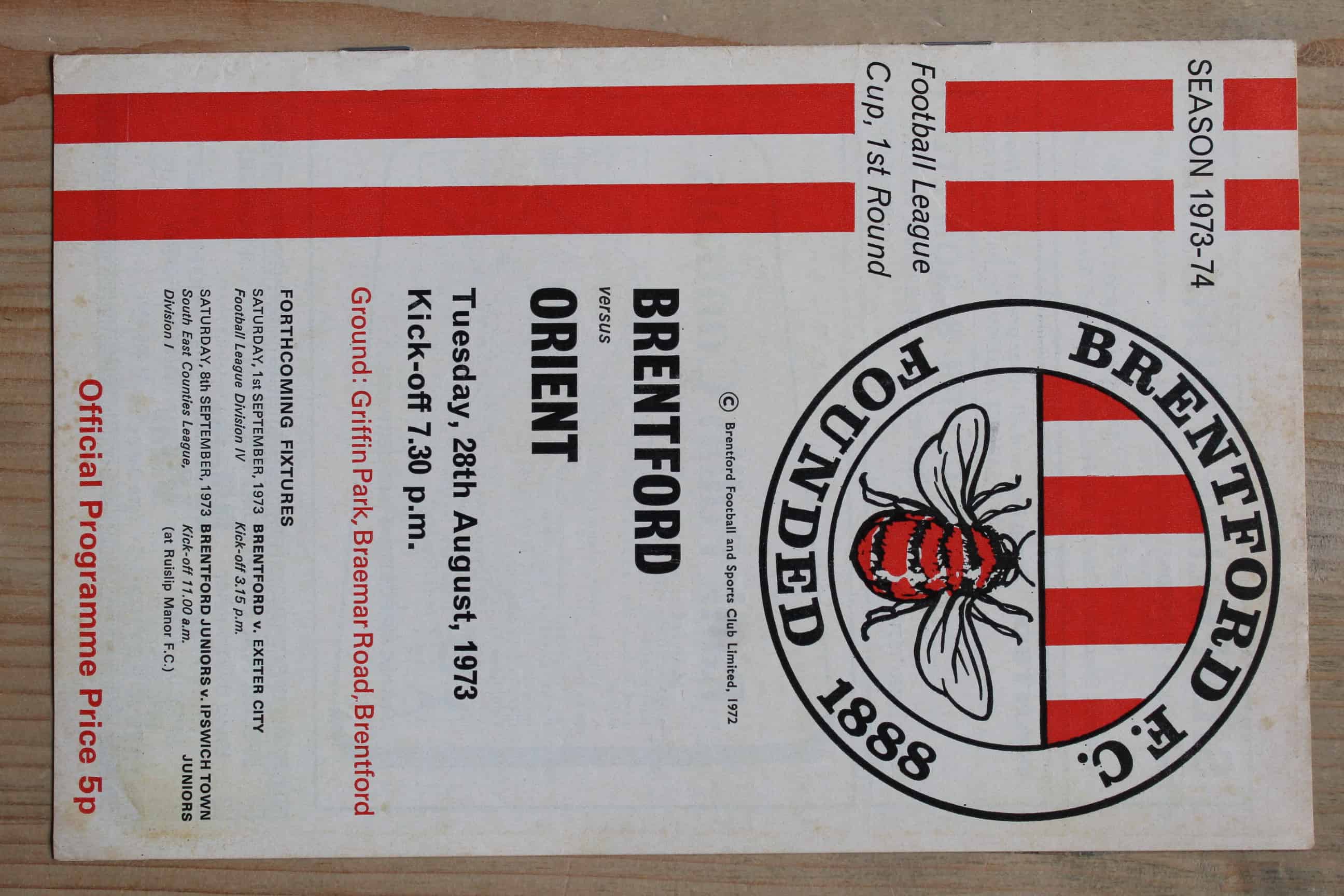 Brentford FC v Orient